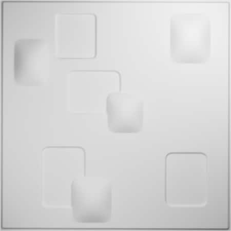 Ekena Millwork 19 5/8in. W x 19 5/8in. H Avila EnduraWall Decor 3D Wall Panel Covers Total 133.73 Sq. Ft., 50PK WP20X20AVWH-CASE-50